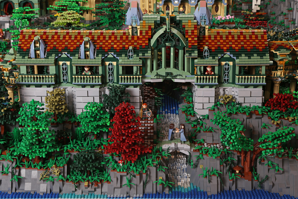 Amazing LEGO creations by Alice Finch - Rivendell View 2